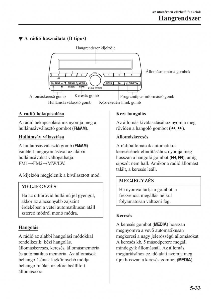 Mazda CX 3 Kezelesi utmutato / page 365