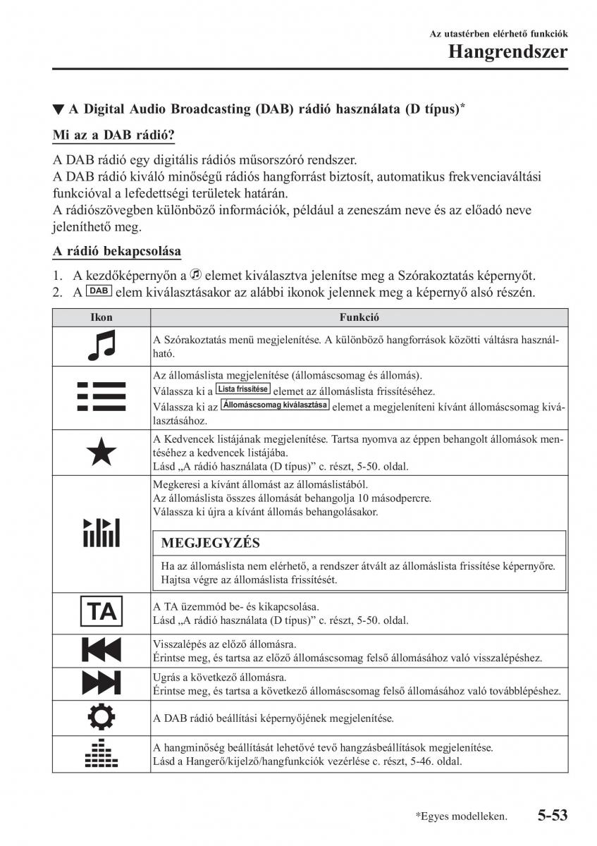 Mazda CX 3 Kezelesi utmutato / page 385