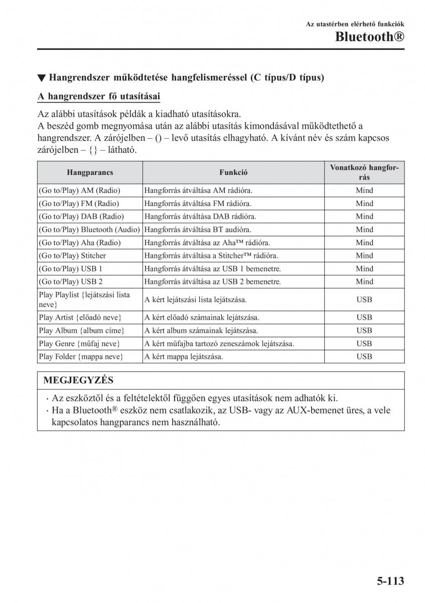 Mazda CX 3 Kezelesi utmutato / page 445