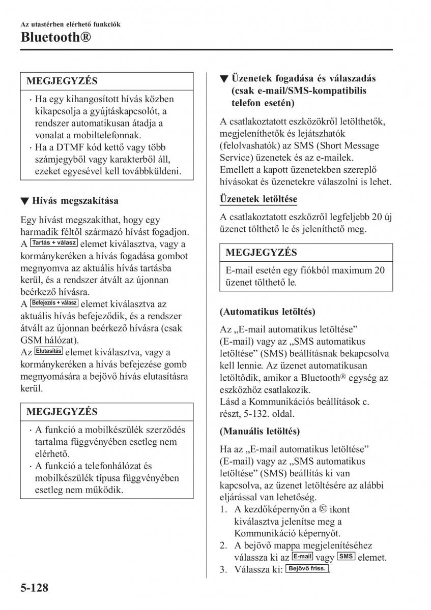 Mazda CX 3 Kezelesi utmutato / page 460