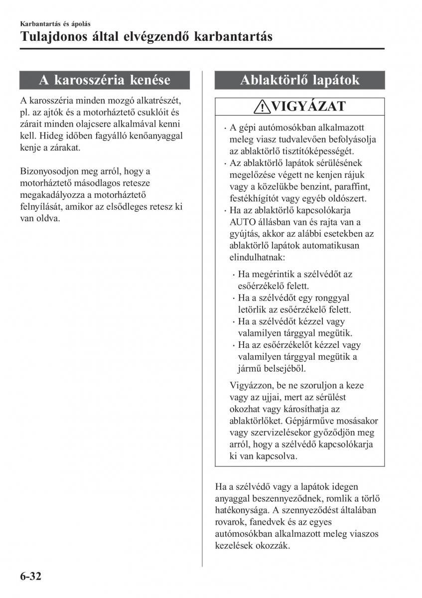 Mazda CX 3 Kezelesi utmutato / page 524