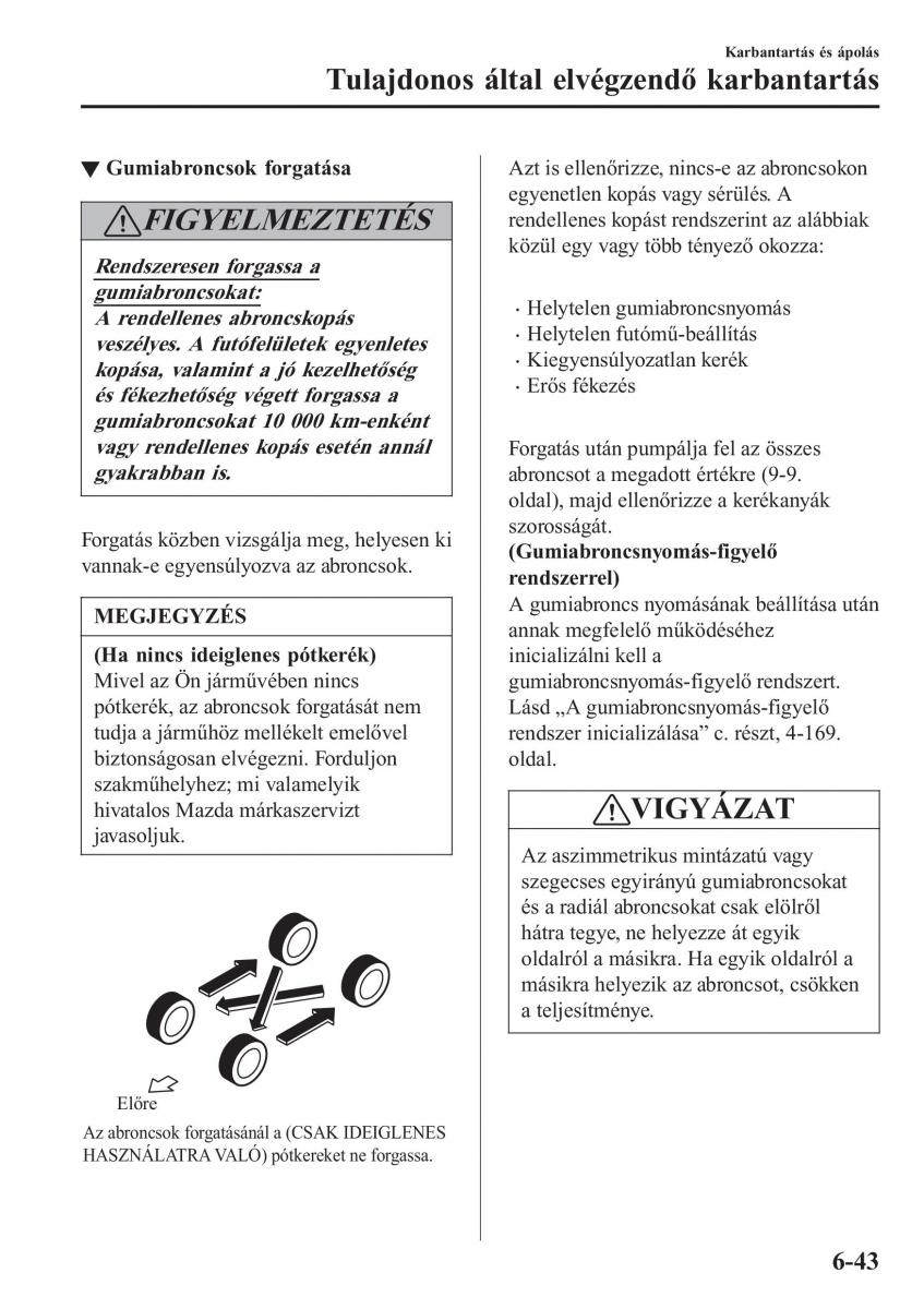 Mazda CX 3 Kezelesi utmutato / page 535