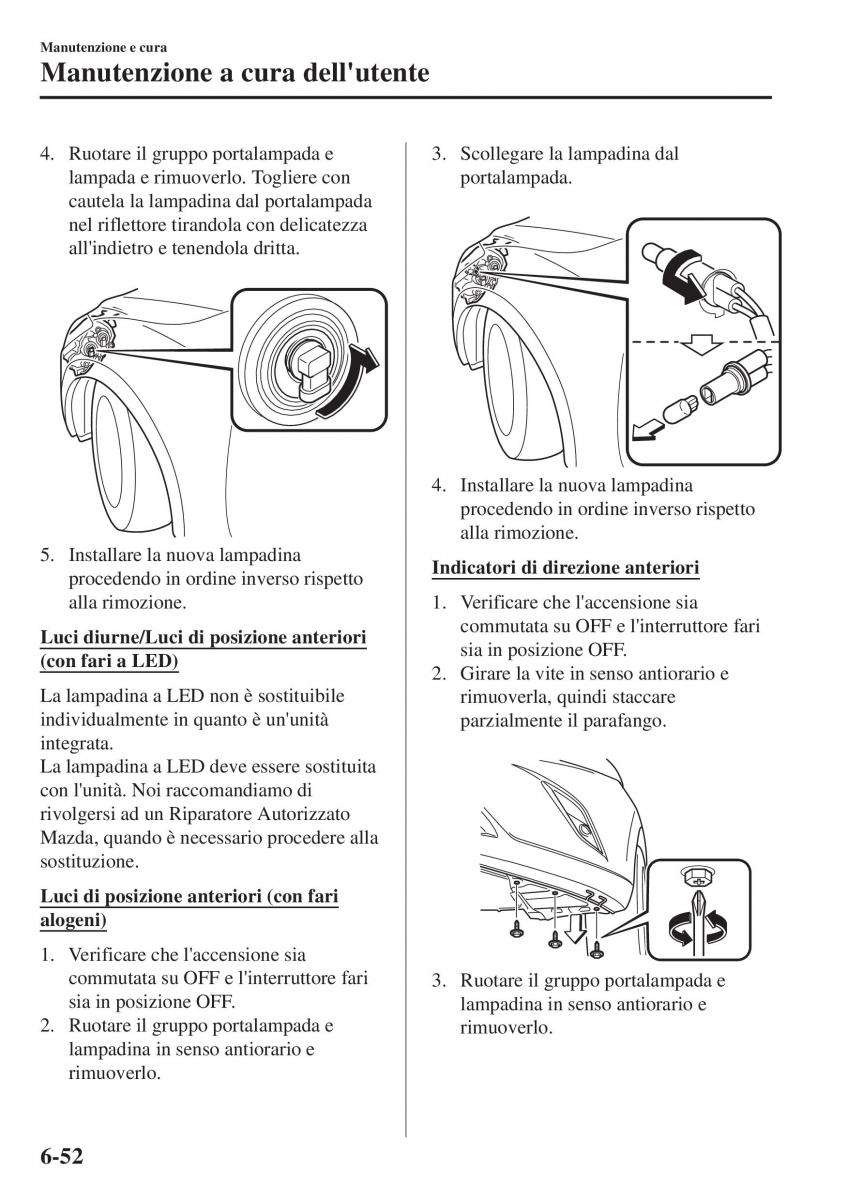 Mazda CX 3 manuale del proprietario / page 550