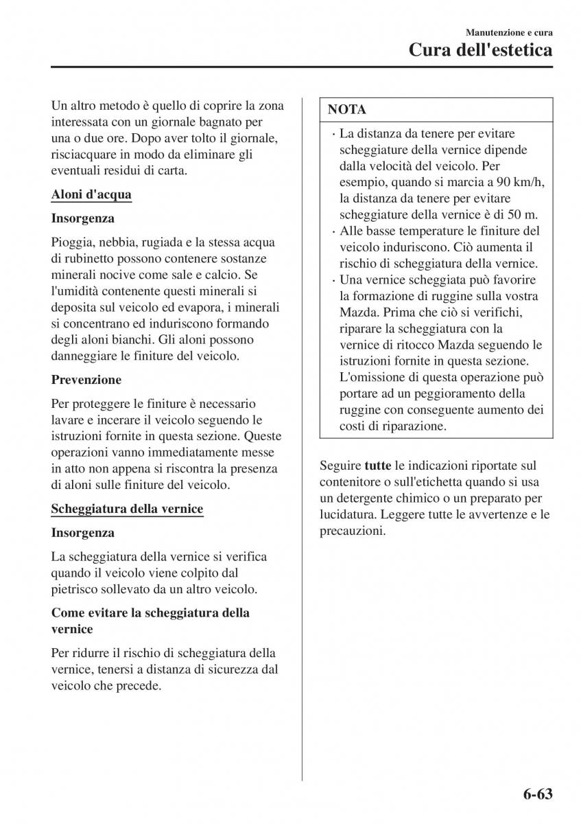 Mazda CX 3 manuale del proprietario / page 561