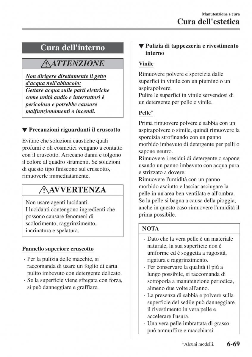 Mazda CX 3 manuale del proprietario / page 567