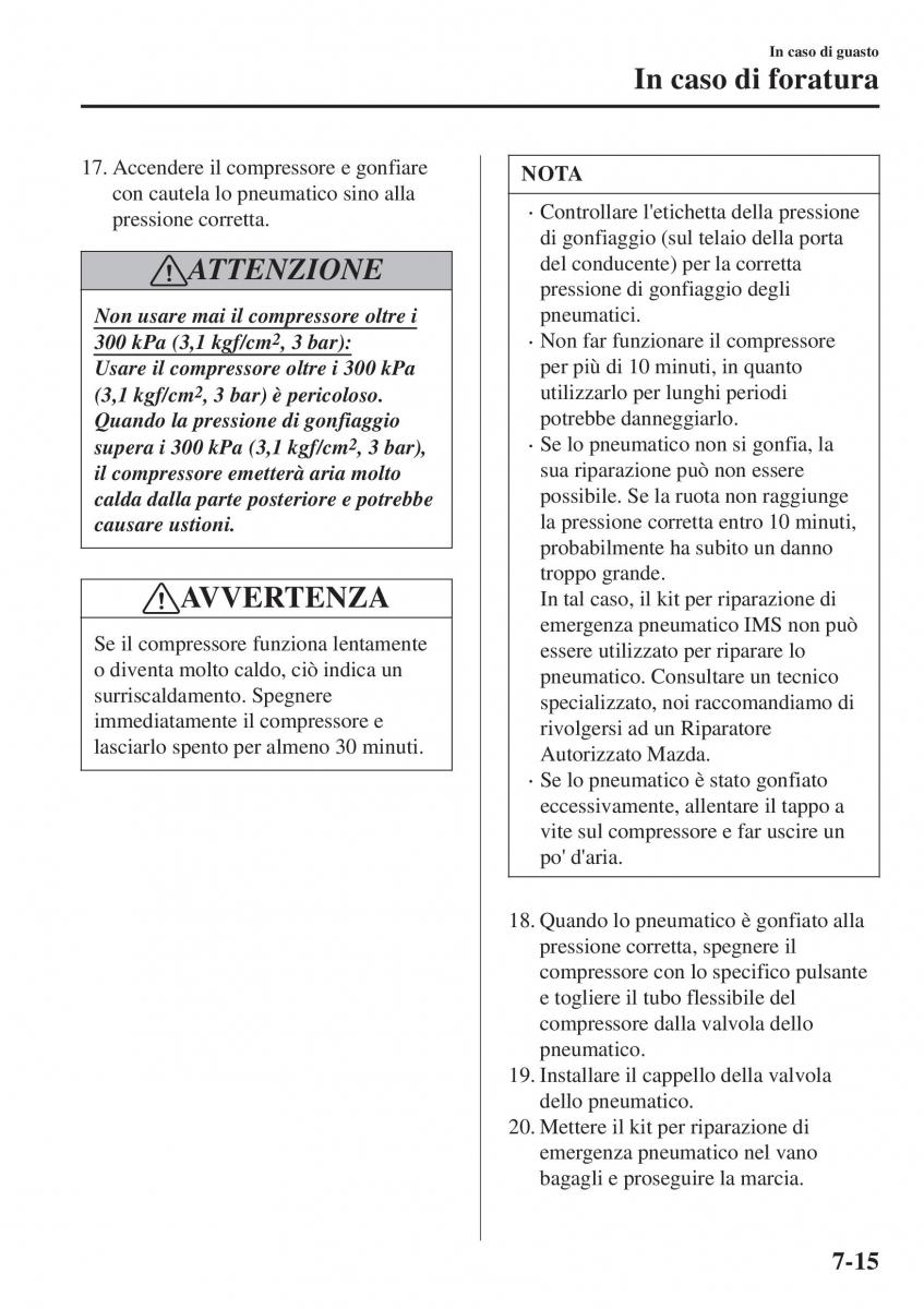 Mazda CX 3 manuale del proprietario / page 585