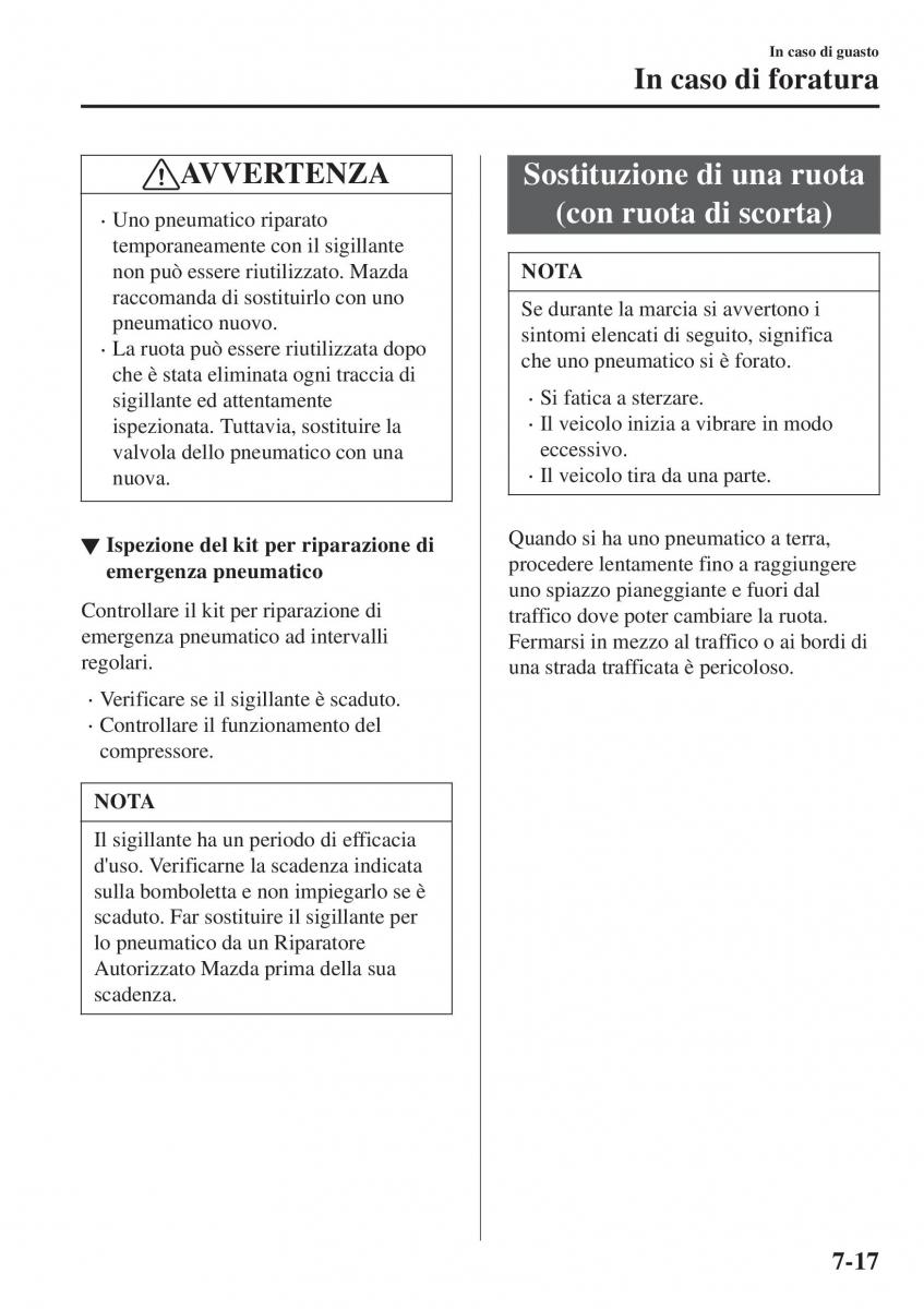 Mazda CX 3 manuale del proprietario / page 587