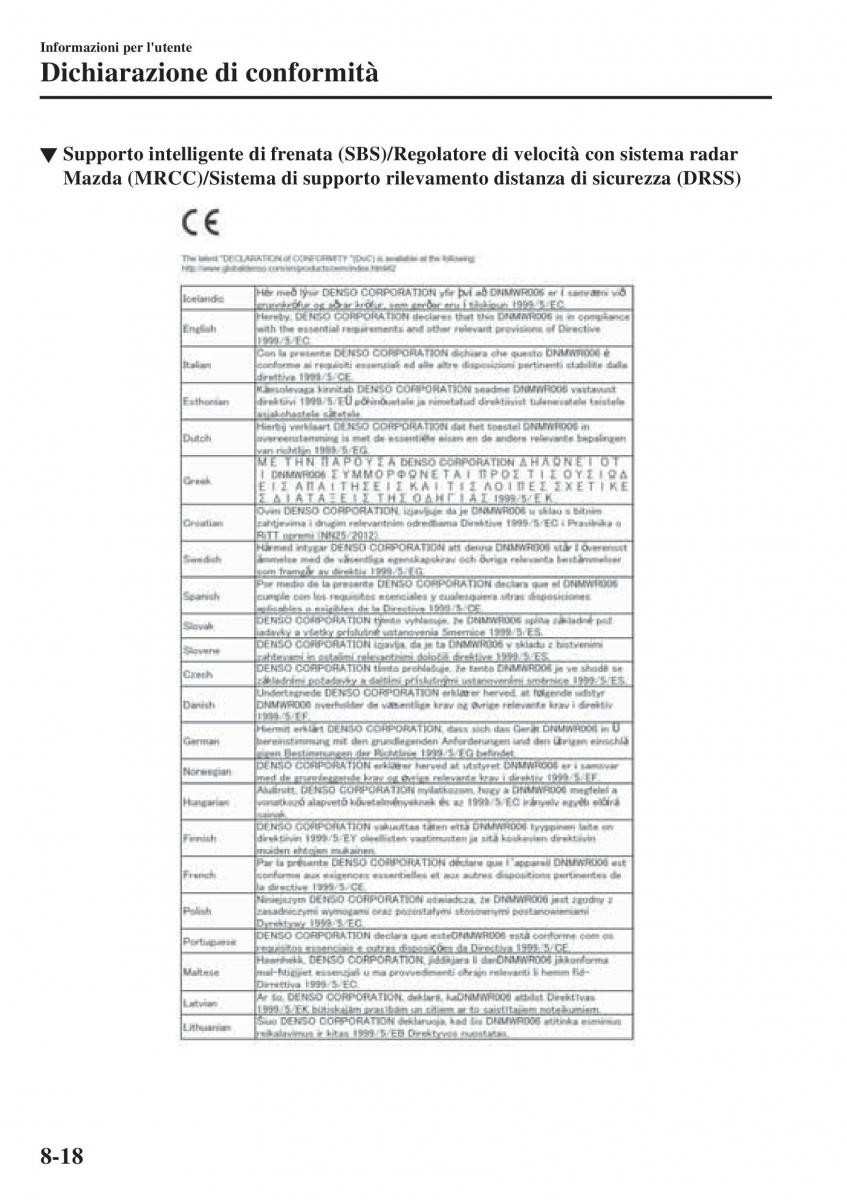 Mazda CX 3 manuale del proprietario / page 646