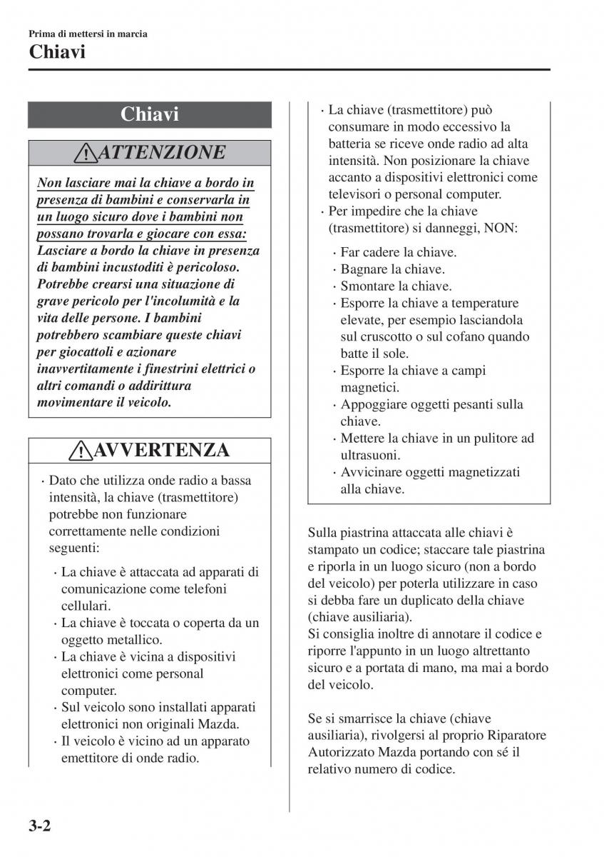 Mazda CX 3 manuale del proprietario / page 82