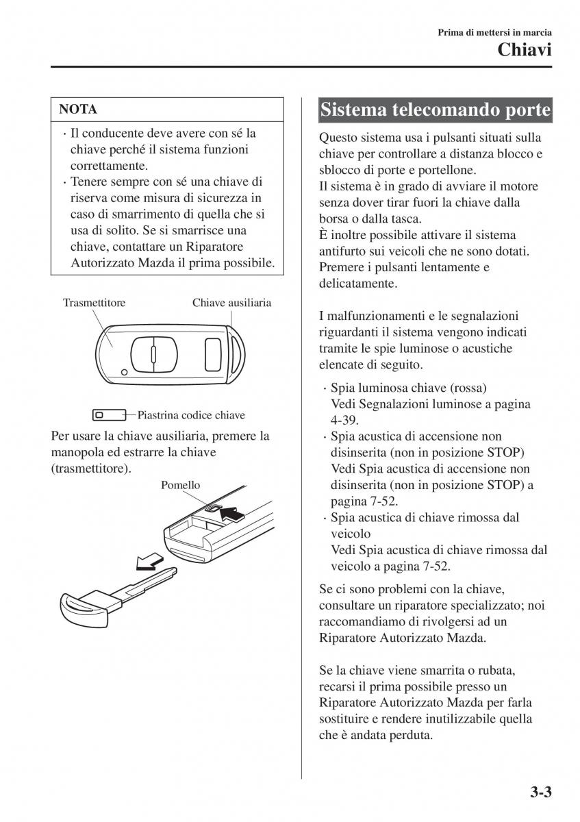 Mazda CX 3 manuale del proprietario / page 83