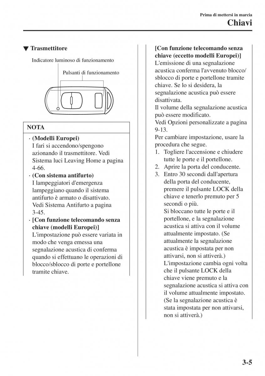 Mazda CX 3 manuale del proprietario / page 85