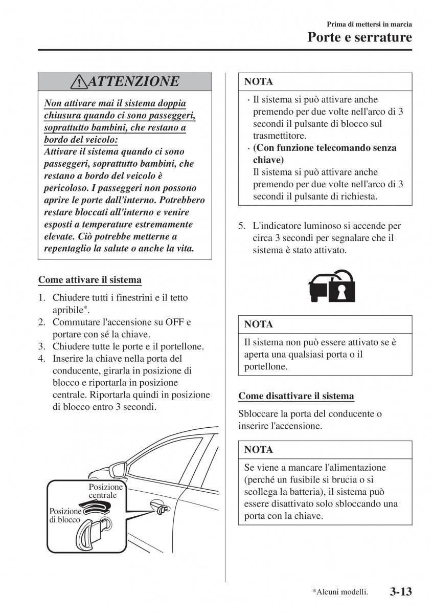 Mazda CX 3 manuale del proprietario / page 93