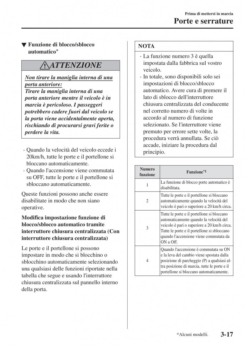 Mazda CX 3 manuale del proprietario / page 97