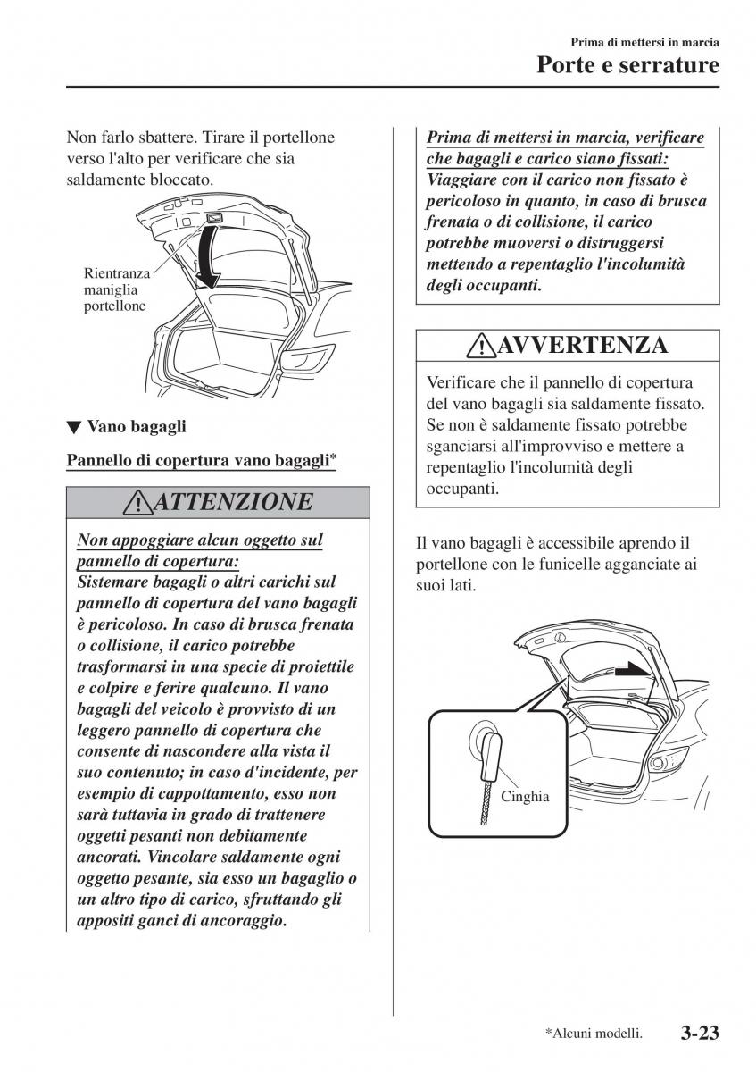 Mazda CX 3 manuale del proprietario / page 103