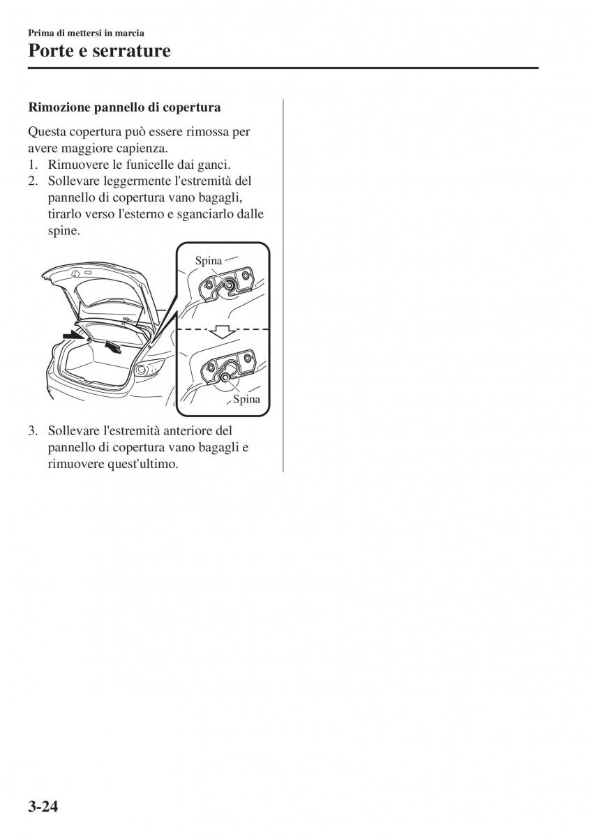 Mazda CX 3 manuale del proprietario / page 104