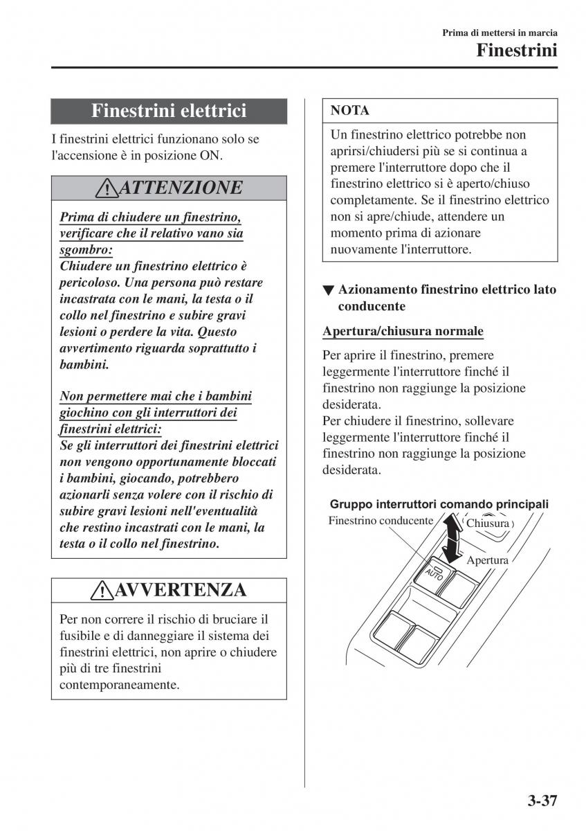 Mazda CX 3 manuale del proprietario / page 117