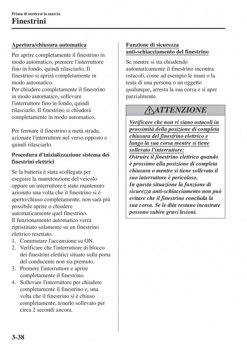 Mazda CX 3 manuale del proprietario / page 118