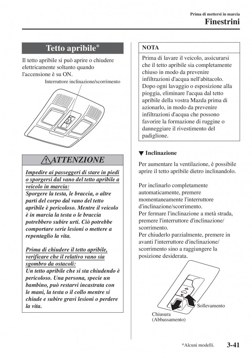 Mazda CX 3 manuale del proprietario / page 121