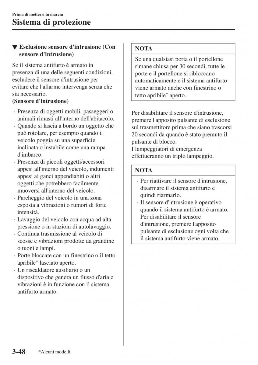 Mazda CX 3 manuale del proprietario / page 128