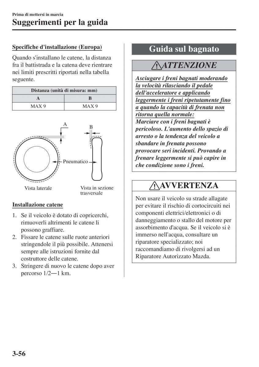 Mazda CX 3 manuale del proprietario / page 136