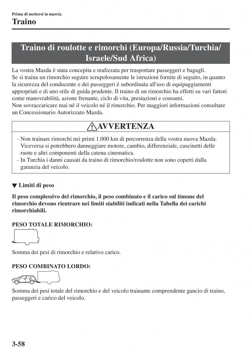 Mazda CX 3 manuale del proprietario / page 138