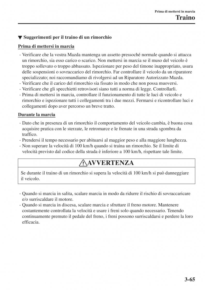 Mazda CX 3 manuale del proprietario / page 145