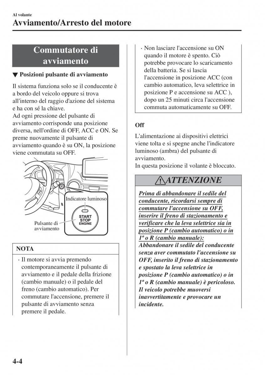 Mazda CX 3 manuale del proprietario / page 150