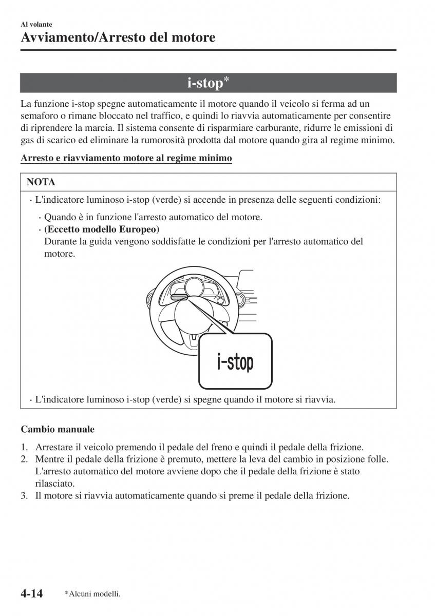 Mazda CX 3 manuale del proprietario / page 160