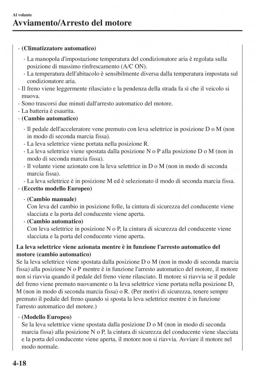 Mazda CX 3 manuale del proprietario / page 164