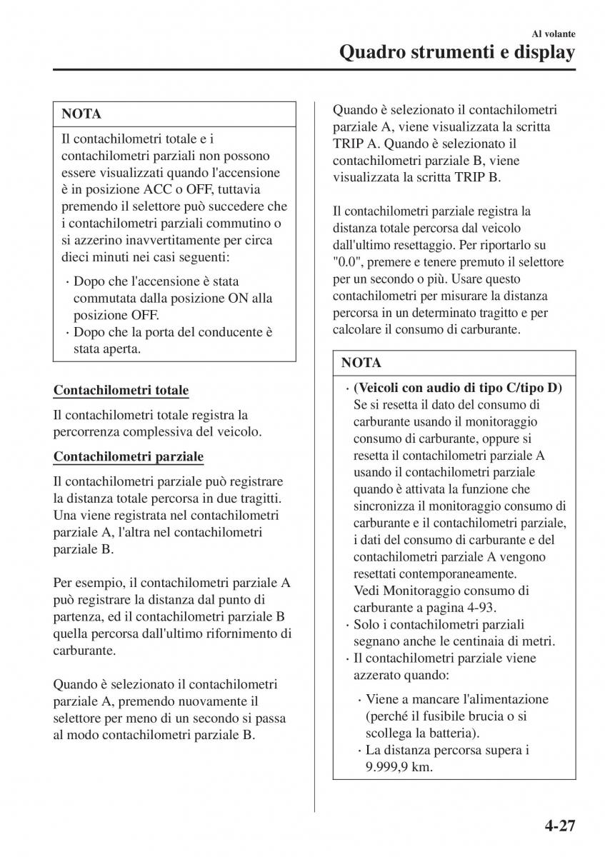 Mazda CX 3 manuale del proprietario / page 173