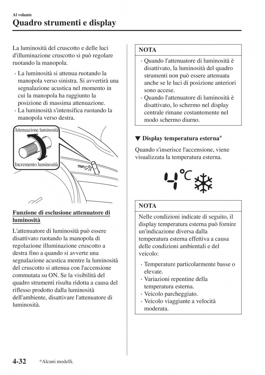 Mazda CX 3 manuale del proprietario / page 178