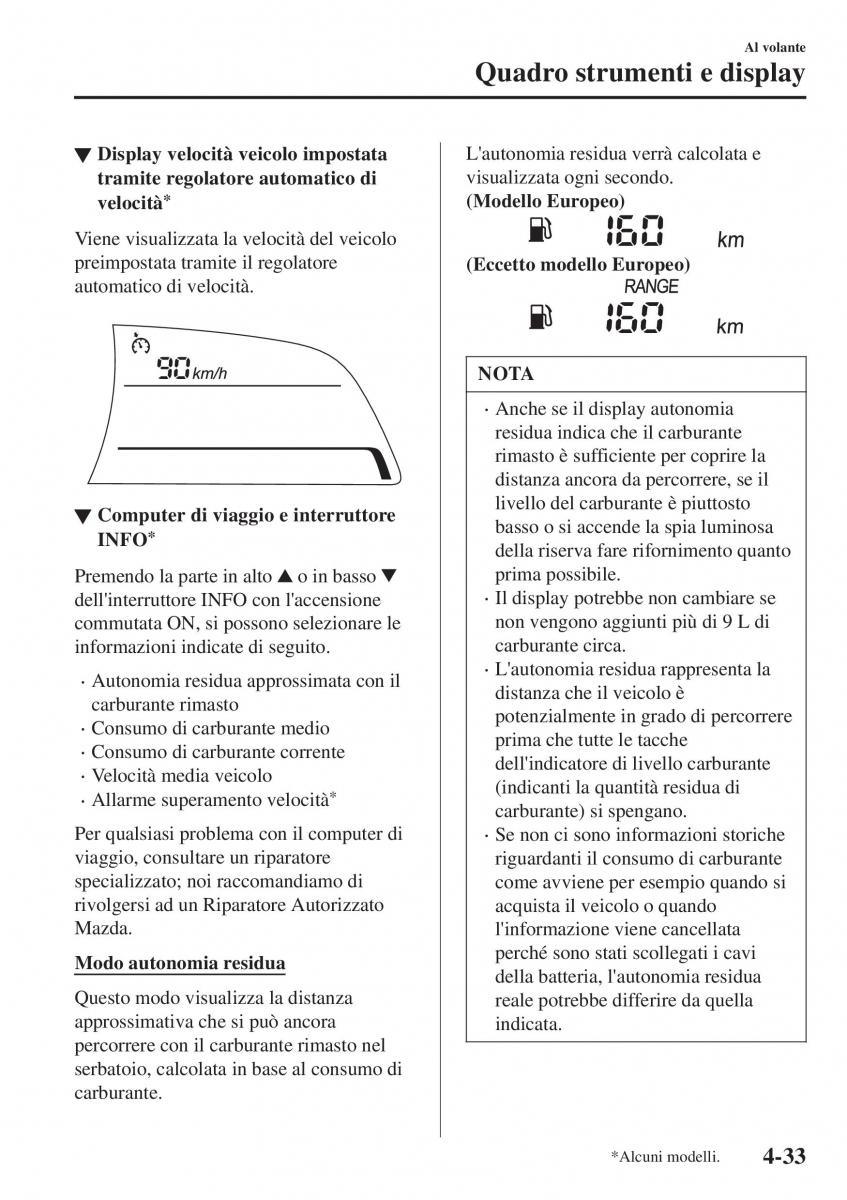 Mazda CX 3 manuale del proprietario / page 179