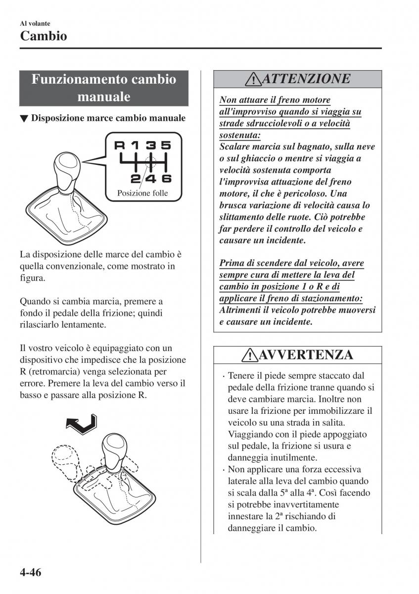 Mazda CX 3 manuale del proprietario / page 192