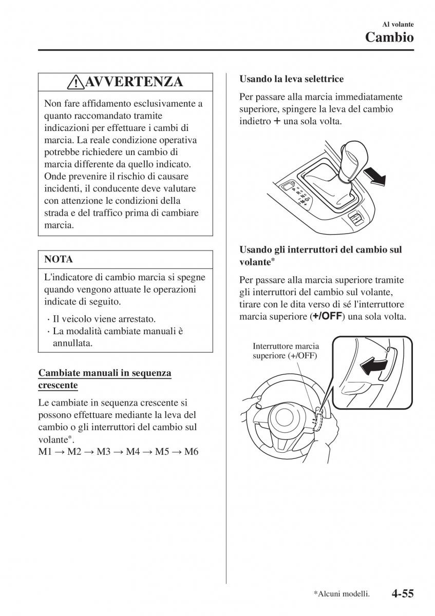 Mazda CX 3 manuale del proprietario / page 201