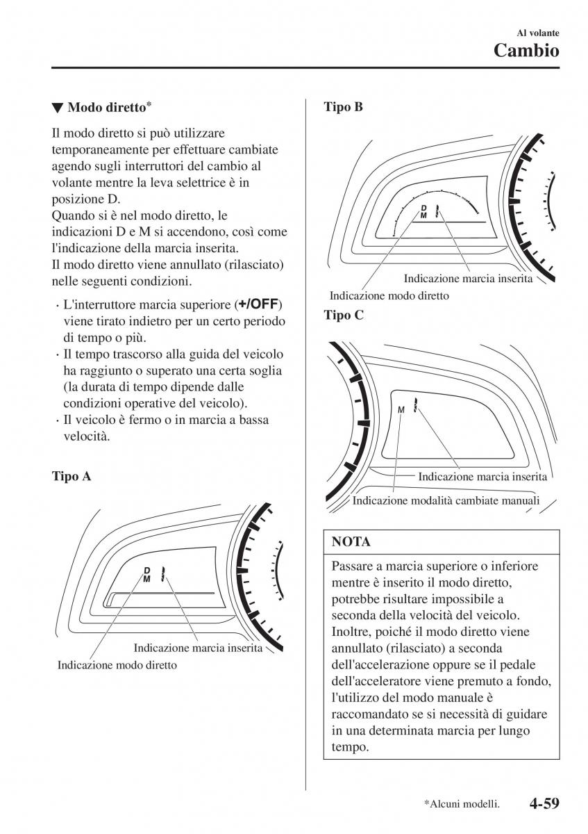 Mazda CX 3 manuale del proprietario / page 205