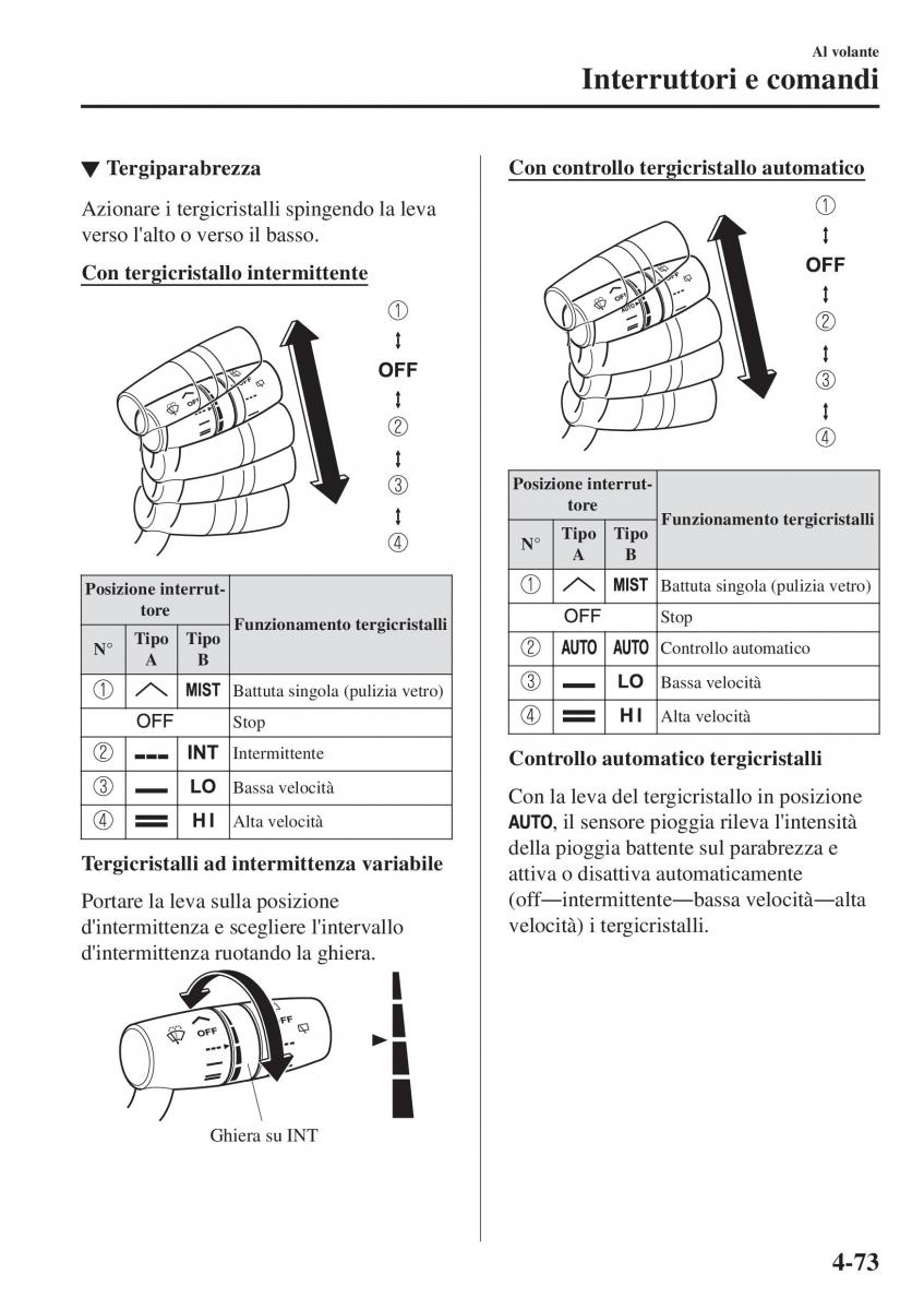 Mazda CX 3 manuale del proprietario / page 219