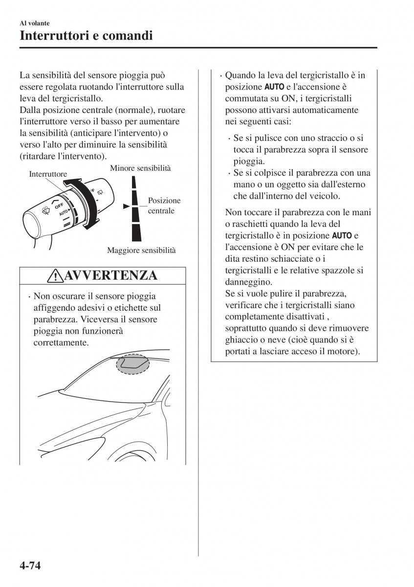 Mazda CX 3 manuale del proprietario / page 220