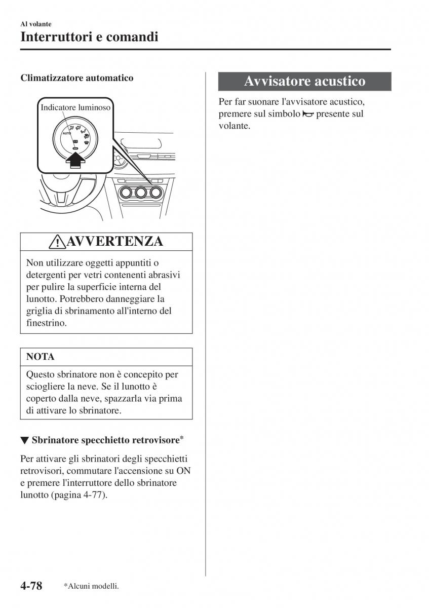 Mazda CX 3 manuale del proprietario / page 224