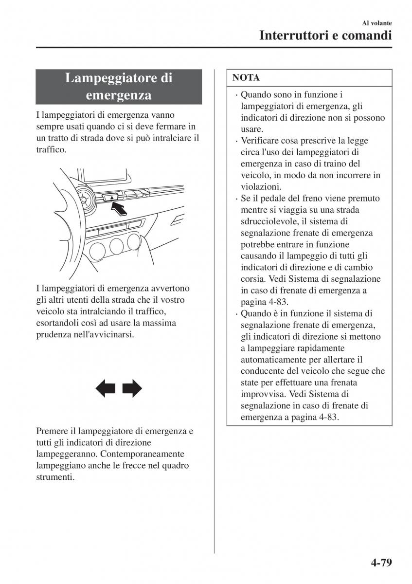 Mazda CX 3 manuale del proprietario / page 225