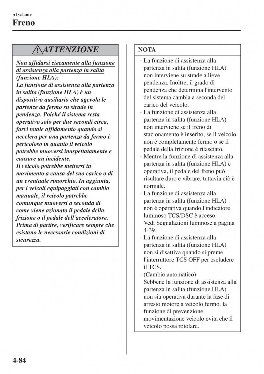 Mazda CX 3 manuale del proprietario / page 230