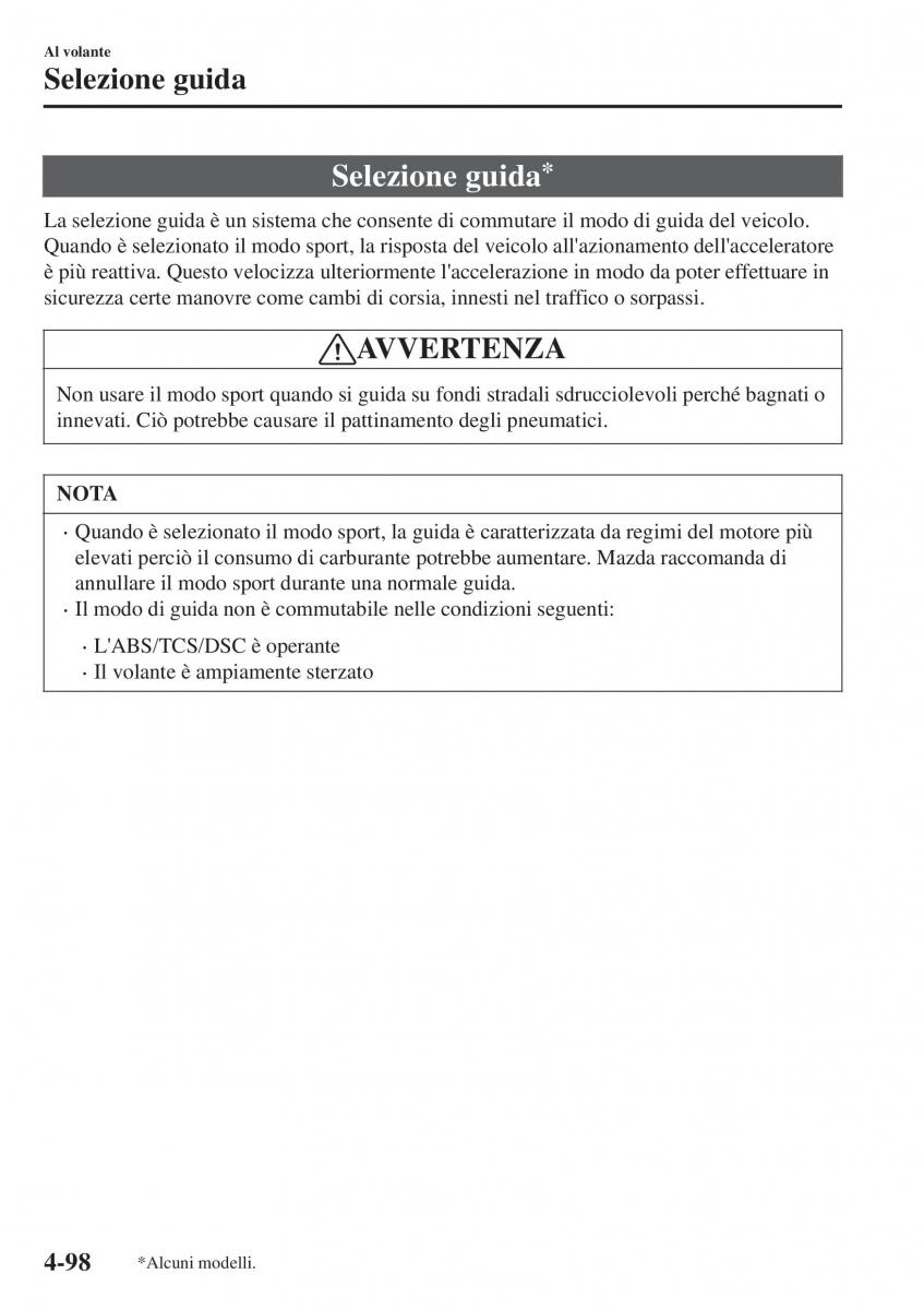 Mazda CX 3 manuale del proprietario / page 244