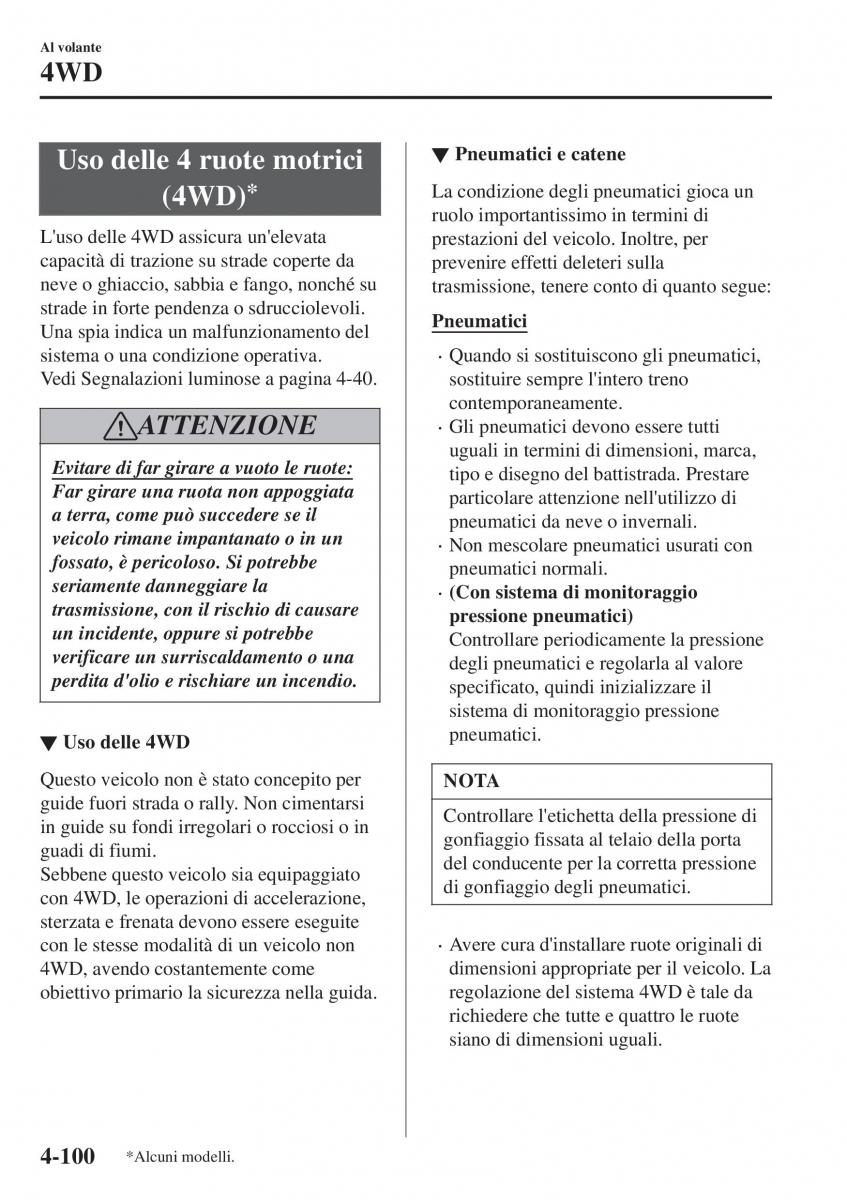 Mazda CX 3 manuale del proprietario / page 246