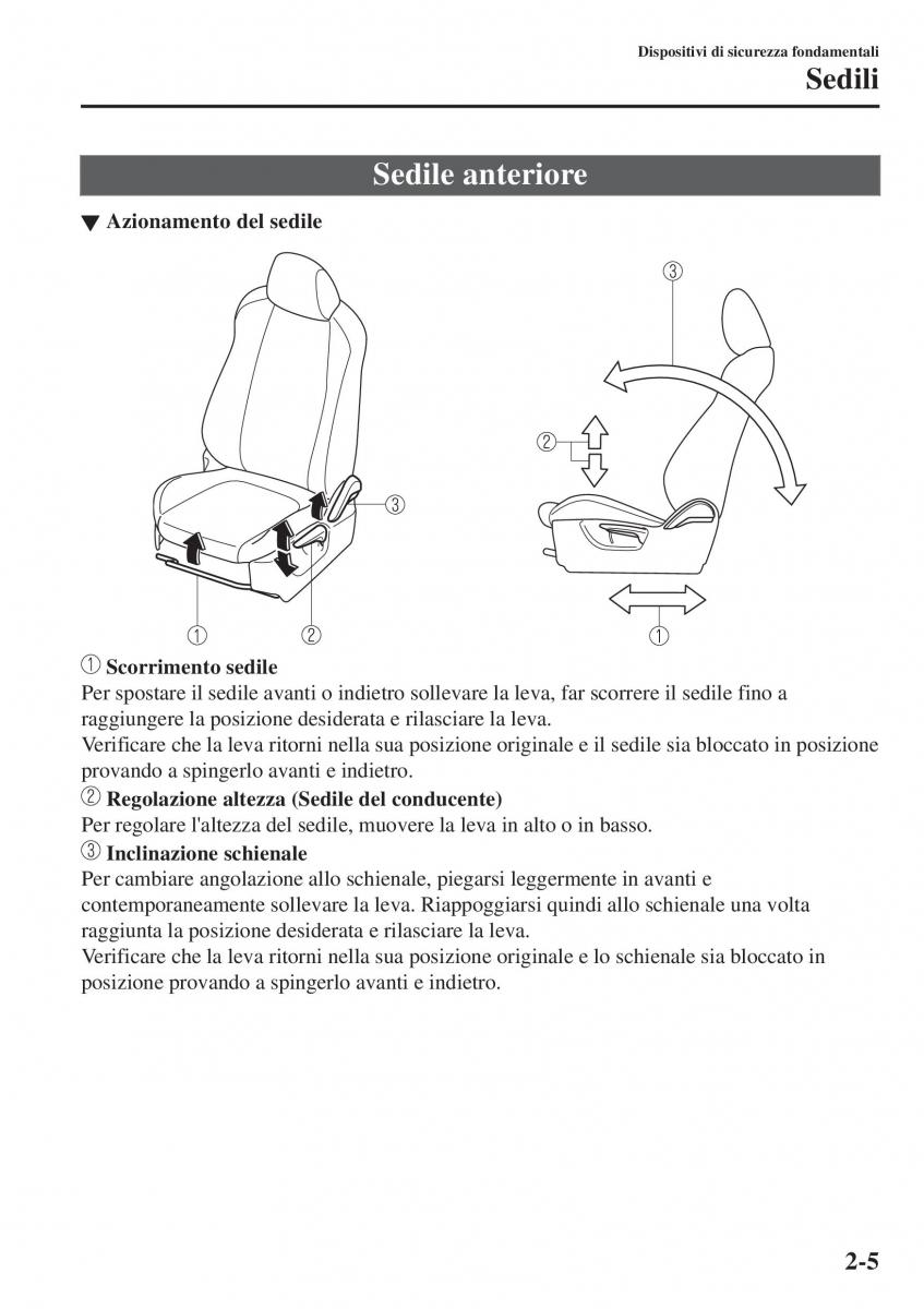 Mazda CX 3 manuale del proprietario / page 25