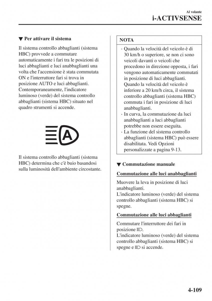 Mazda CX 3 manuale del proprietario / page 255