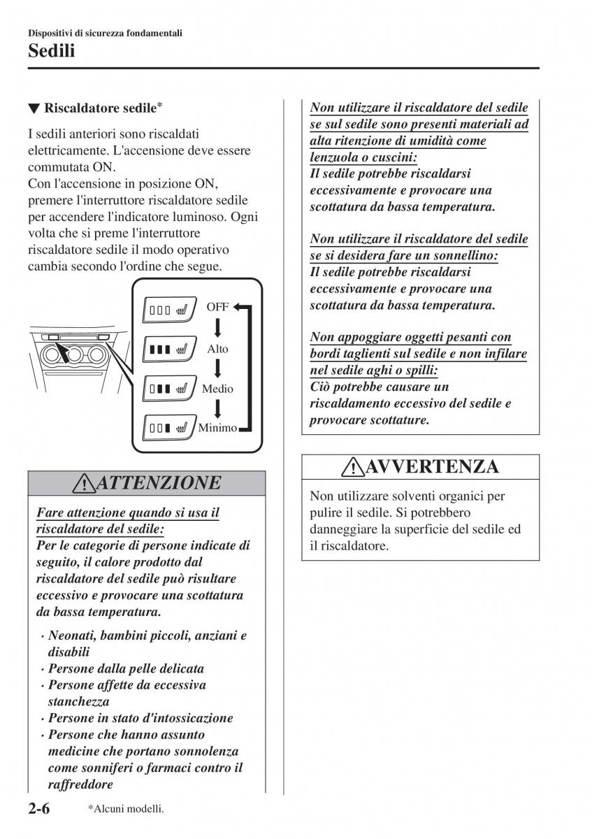 Mazda CX 3 manuale del proprietario / page 26