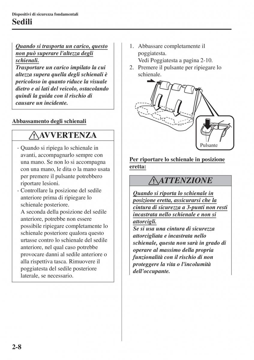 Mazda CX 3 manuale del proprietario / page 28