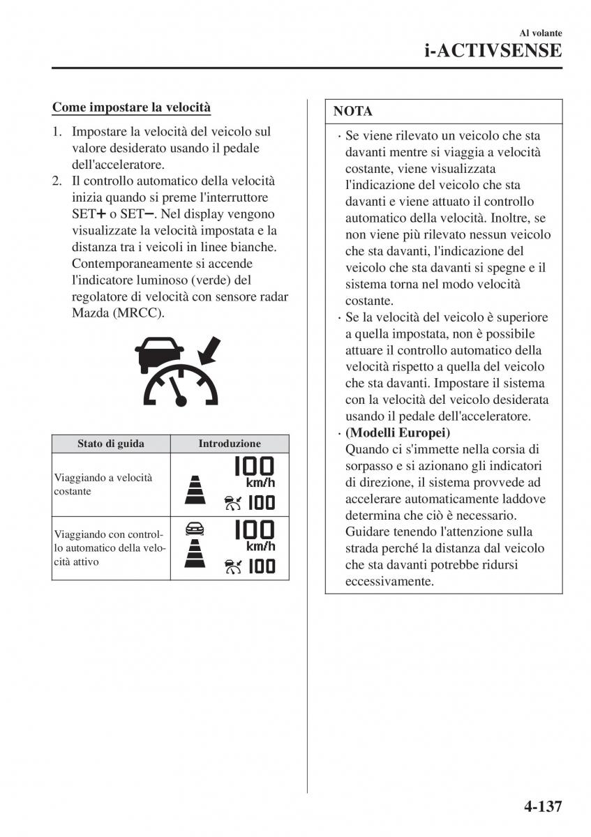 Mazda CX 3 manuale del proprietario / page 283