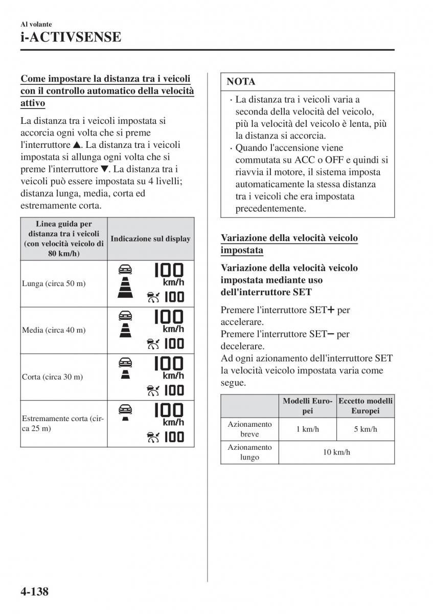 Mazda CX 3 manuale del proprietario / page 284