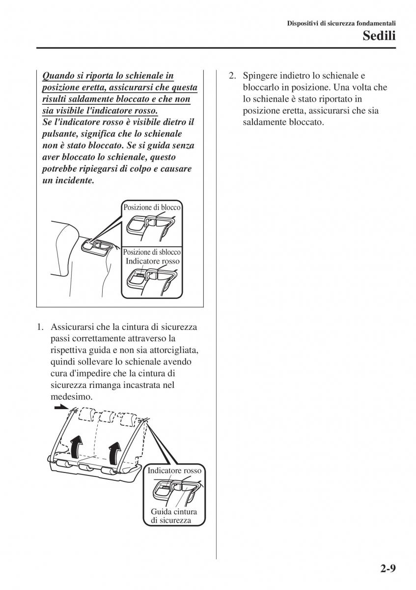 Mazda CX 3 manuale del proprietario / page 29