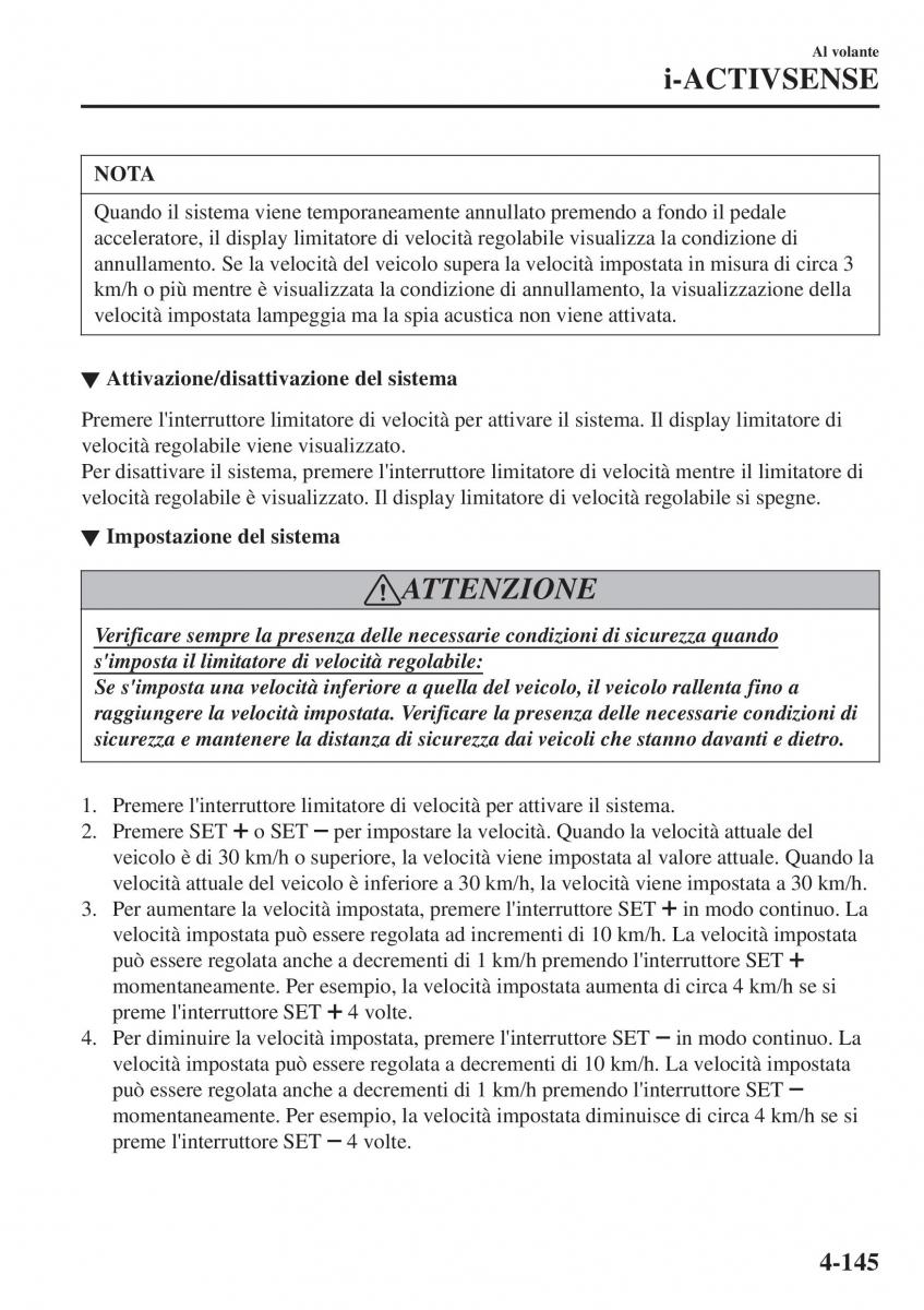 Mazda CX 3 manuale del proprietario / page 291